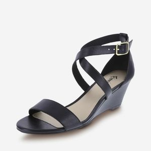 Black wedge Sandal